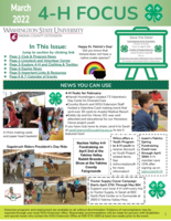 WSU Yakima County Extension 4-H Focus, March 2022