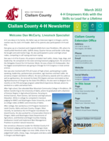 Clallam County 4-H Newsletter, March 2022