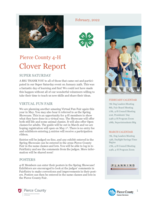 Pierce County 4-H Clover Report, February 2022