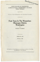Fruit Trees In the Wenatchee-Okanogan District, Washington