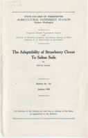The Adaptability of Strawberry Clover To Saline Soils