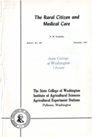 The Rural Citizen and Medical Care