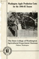 Washington Apple Production Costs for the 1944-45 Season