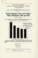 Peach Production Costs in the Yakima Valley, Washington, 1943 and 1944