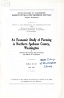 An Economic Study of Farming in Northern Spokane County, Washington