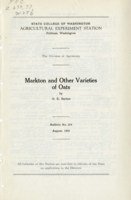 Markton and Other Varieties of Oats