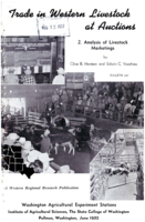 Trade in Western Livestock at Auctions: 2. Analysis of Livestock Marketings