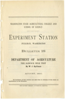 The Babcock Milk Test