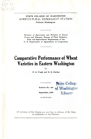 Comparative Performance of Wheat Varieties in Eastern Washington