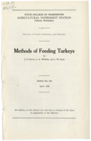 Methods of Feeding Turkeys