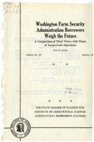 Washington Farm Security Administration Borrowers Weigh the Future: A Comparison of Their Views with Those of Large-Scale Operators