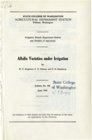 Alfalfa Varieties under Irrigation