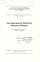 Labor Requirements for Selected Farm Enterprises in Washington