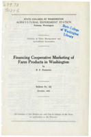 Financing Cooperative Marketing of Farm Products in Washington