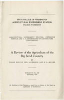 A Review of the Agriculture of the Big Bend Country