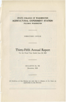 Director's Office: Thirty-Fifth Annual Report For the Fiscal Year Ended, June 30, 1925