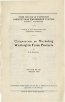 Co-operation in Marketing Washington Farm Products