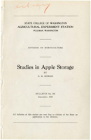 Studies in Apple Storage