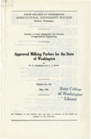 Approved Milking Parlors for the State of Washington