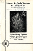 Primar -- A New Slender Wheatgrass for Conservation Use