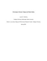 Chronotype in Nurses: Fatigue and Patient Safety