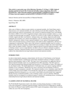 Induced Abortion and the Increased Risk of Maternal Mortality