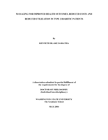 Managing for improved health outcomes, reduced costs and reduced utilization in type 2 diabetic patients