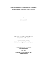 Human responses to water elements in interior environments: A cultural and gender comparison