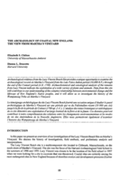 The Archaeology of Coastal New England: The View from Martha's Vineyard