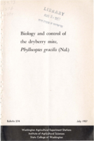 Biology and Control of the Dryberry Mite, Phyllocoptes Gracilis (Nal.)