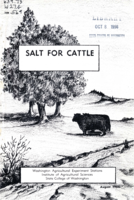 Salt for Cattle as a Regulator of Concentrate Consumption