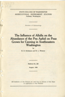 The Influence of Alfalfa on the Abundance of the Pea Aphid on Peas Grown for Canning in Southeastern Washington