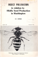 Insect Pollination in Relation to Alfalfa Seed Production in Washington