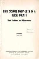 High School Drop-Outs in a Rural County: Their Problems and Adjustments