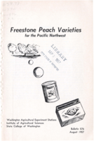 Freestone Peach Varieties for the Pacific Northwest