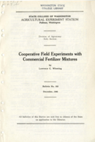 Cooperative Field Experiments with Commercial Fertilizer Mixtures