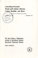 Controlling Perennial Weeds with Sodium Chlorate, Carbon Bisulfide, and Borax