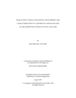 Near-patient clinical diagnostics: Development and characterization of a centrifugal separator and an air-segmented continuous flow analyzer