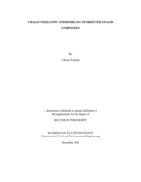 Characterization and modeling of oriented strand composites