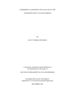 Experimental response and analysis of the Evergreen Point floating bridge
