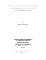 The effects of temperature and composition on the solubility of chromium in multi-component alkali-borosilicate glass melts