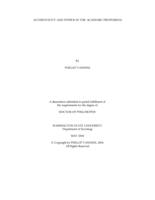 Authenticity and power in the academic profession