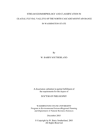Stream geomorphology and classification in glacial-fluvial valleys of the North Cascade Mountain Range in Washington State