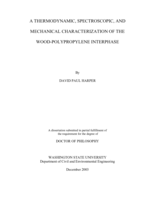 A thermodynamic, spectroscopic, and mechanical characterization of the wood-polypropylene interphase