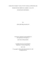 Oxidation stability and activity of bulk, supported and promoted molybdenum carbide catalysts for methane reforming