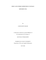 Exon and intron detection in human genomic DNA