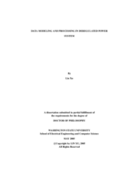 Data modeling and processing in deregulated power system