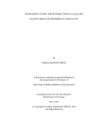 From green to red: The intersection of class and race in urban environmental inequality