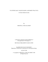 Statewide early-grade reading assessment practices in the United States