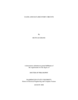 Clock and data recovery circuits